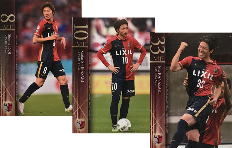 Football Cartophilic Info Exchange m Japan Kashiwa Antlers 16 Official Trading Cards 鹿島アントラーズ 16 Official Trading Cards