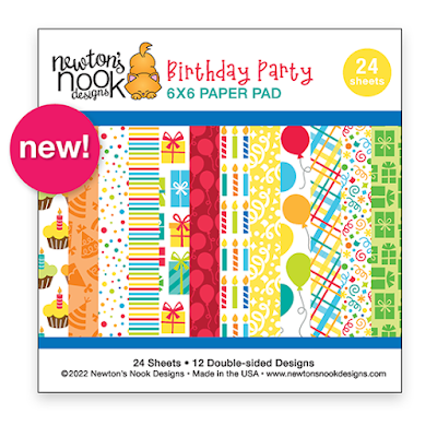 Birthday Party Paper Pad by Newton’s Nook Designs