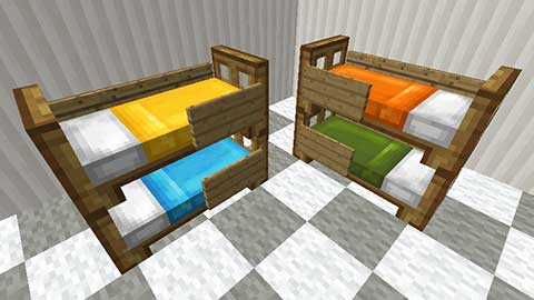 マインクラフト 2段ベッドの作り方 マイクラマルチプレイ日記ブログ マインクラフト 2段ベッドの作り方 マイクラマルチプレイ日記ブログ