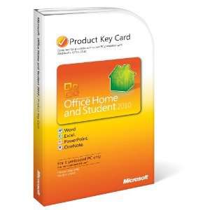 Microsoft Office Home & Student 2010 Key Card - 1PC/1User