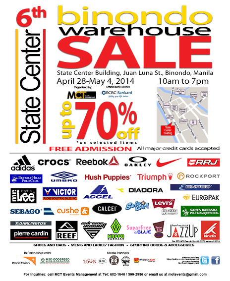 6th Binondo Warehouse Sale Poster