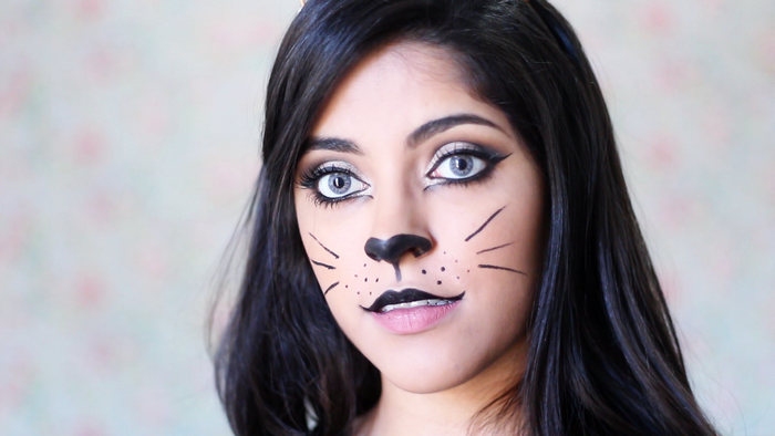 kitty, kitty cat, cat, eye, delineador, halloween, tutorial, passo a passo, fácil, maquiagem, makeup, vídeo, fotos, criativa, rápido, last minute,carnaval, delineado gatinho, como fazer, diy, lentes, lente de contato natural, focinho, pinterest, tumblr