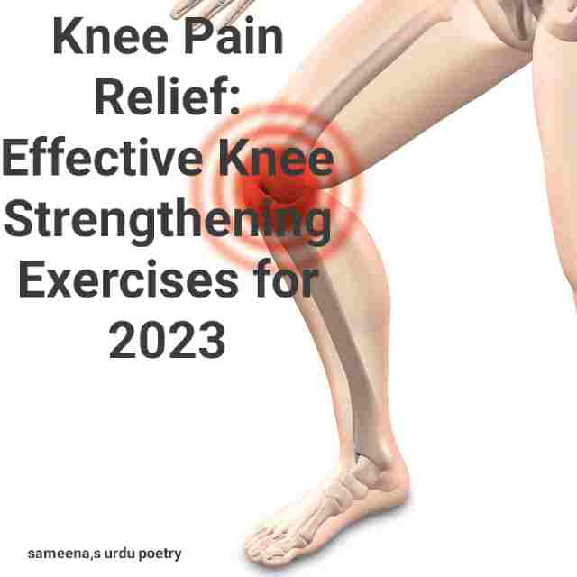 Knee Pain Relief: Effective Knee Strengthening Exercises for 2023