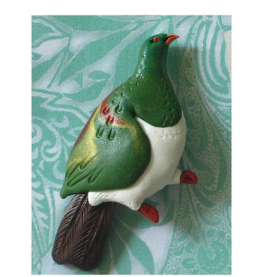 polymer clay bird