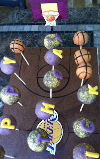 Birthday Cake Pops on Soli S Cake Pops  Laker Birthday Cake Pops