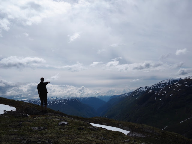 údolí Utladalen, výhled, Norsko, Jotunheimen, příroda, trek, turistika, klid