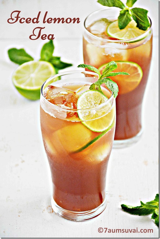 Iced lemon tea 