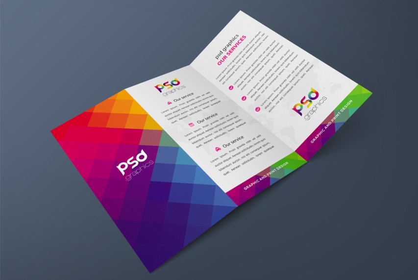 Tri-Fold Brochure Mockup