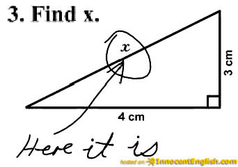 funny picture, exam math pic, traingle