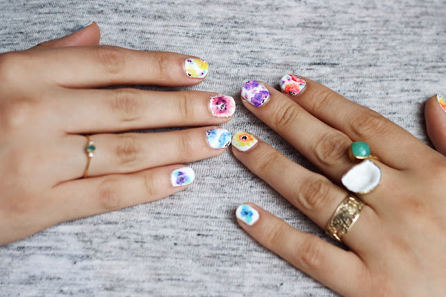 Watercolor Nail Art