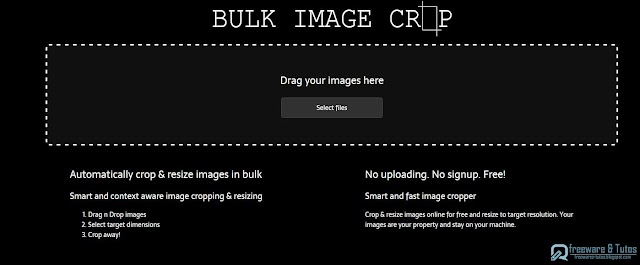 Bulk Image Crop : un outil gratuit pour recadrer des images par lots