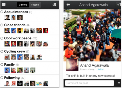 Google+ untuk iPhone