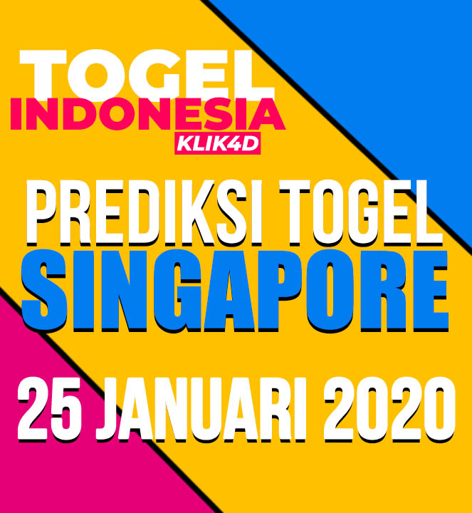 Prediksi Angka Main Togel Singapore 25 Januari 2020 Paito Jitu