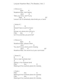 chord nowhere man hal 2 - the beatles