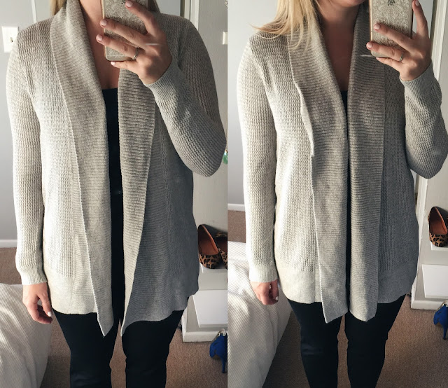  loft textured-open-cardigan