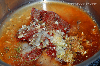 Combine BBQ Sauce Ingredients