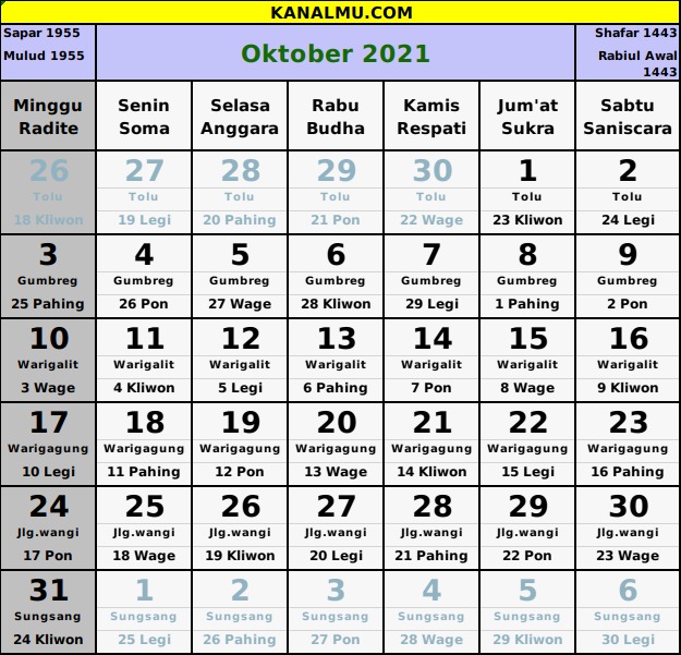 Download Kalender Nasional Dan Jawa 2021 / Jenis kalender ini adalah jenis kalender 2021 pdf ...