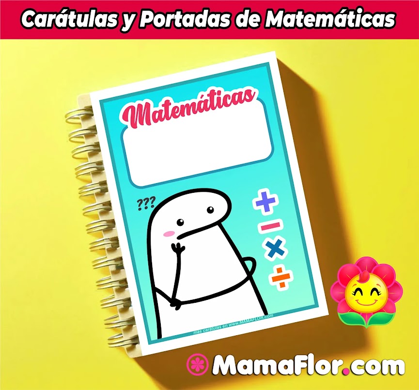 Portadas Bonitas de Matemática Flork