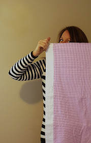 handmade receiving blanket - burp cloth