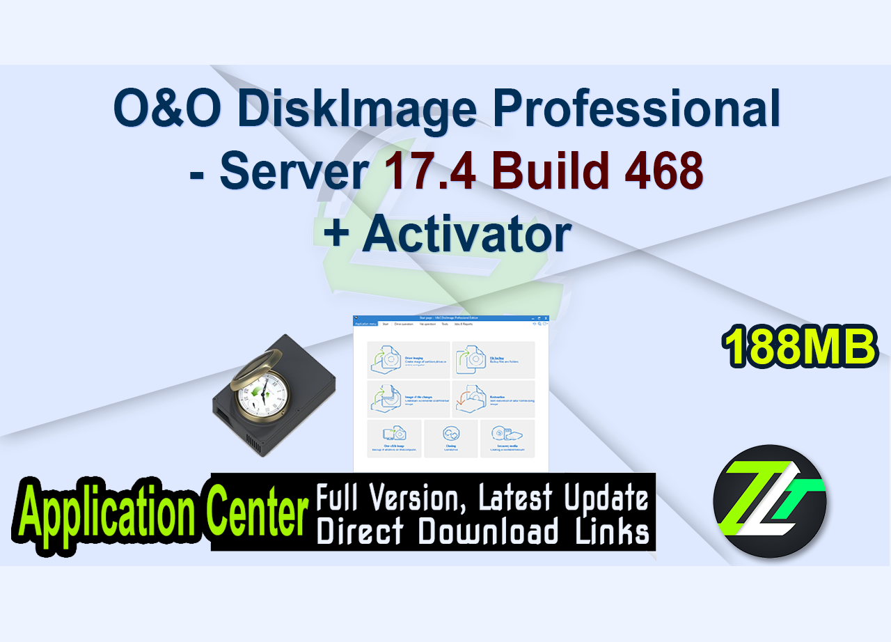 O&O DiskImage Professional – Server 17.4 Build 468 + Activator