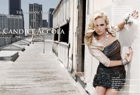 Candice Accola BehindTheScenes Photoshoot Magazine Scans for Regard