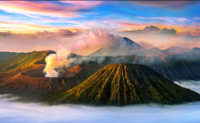 Gunung Bromo Diantara 4 Kabupaten