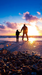 Free Download Ocean Beach Sunset HD iPhone 5 Wallpapers