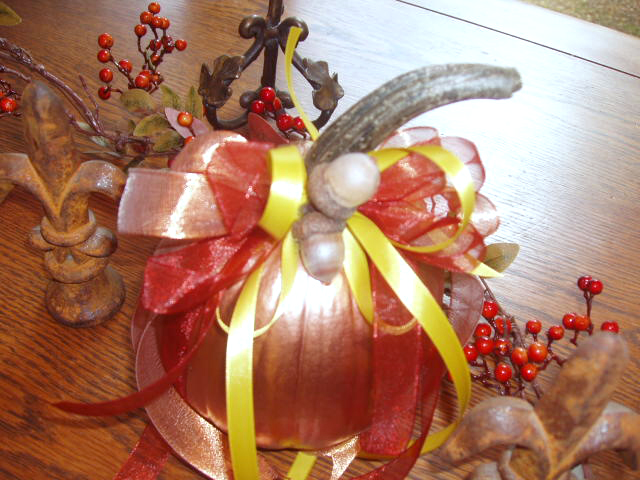 Add some fall leaves or some fall garland to give them a little extra punch