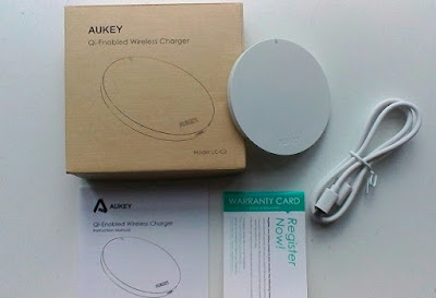 Caricabatteria wireless AUKEY senza fili 