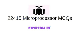 22415 Microprocessor MCQ PDF