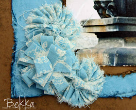 No Sew Pleated Fabric Flowers