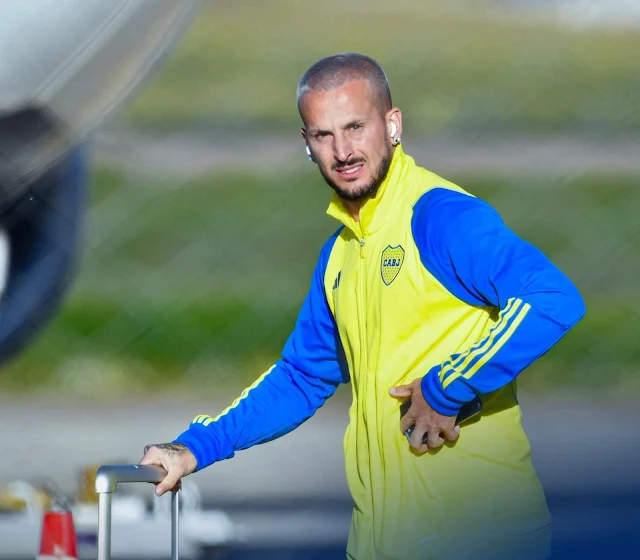 Fotos de la llegada de Boca Juniors a Sucre