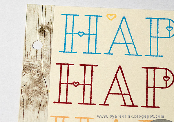 Layers of ink - Happy Colors Board Book Tutorial by Anna-Karin Evaldsson with SSS Picture Book Elephant