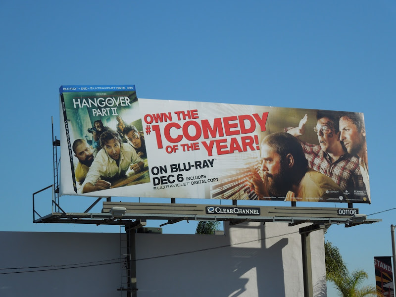 Hangover 2 Bluray movie billboard