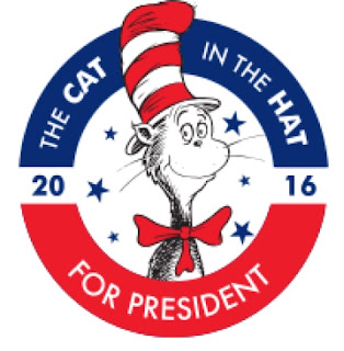 Dr. Seuss Vote Election Cat in the Hat President