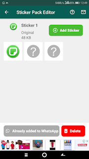 Cara membuat Stiker Whatsapp menggunakan hp Android.