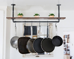 awesome eco-friendly 6th anniversary gift pot rack