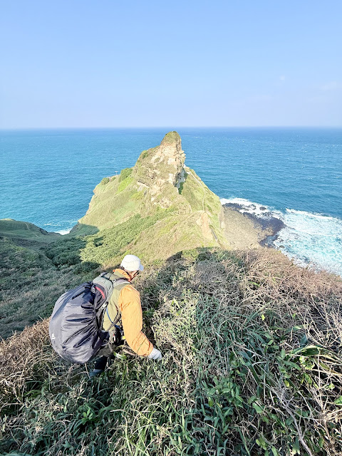 鼻頭角山下山途中