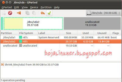 GParted On Ubuntu 11.04