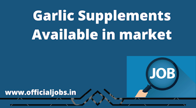 Garlic Supplements Available in marke