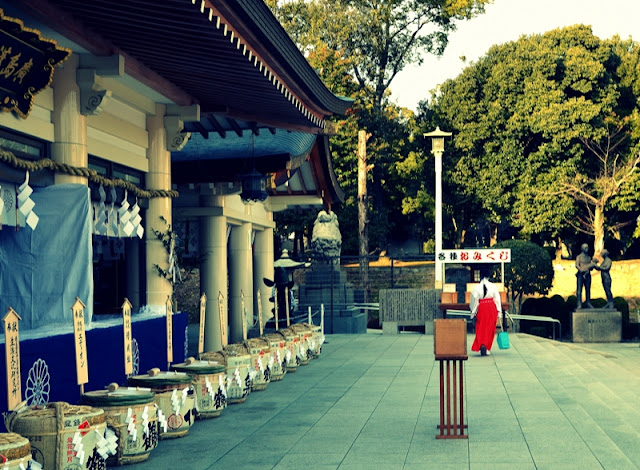 Shinto Shrine outside Hiroshima Castle