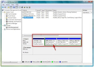 Cara membuat partisi dan memperkecil partisi hardisk di windows vista