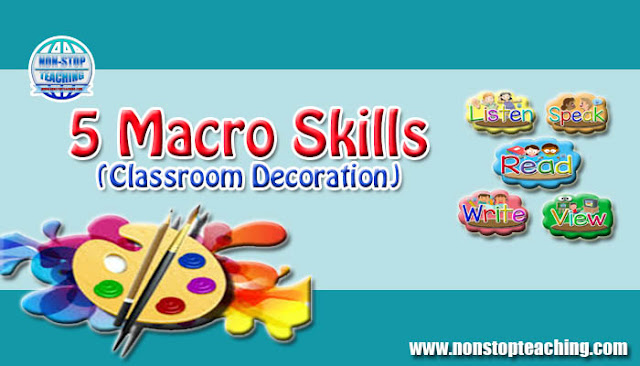 5 Macro Skills (Classroom Decoration)