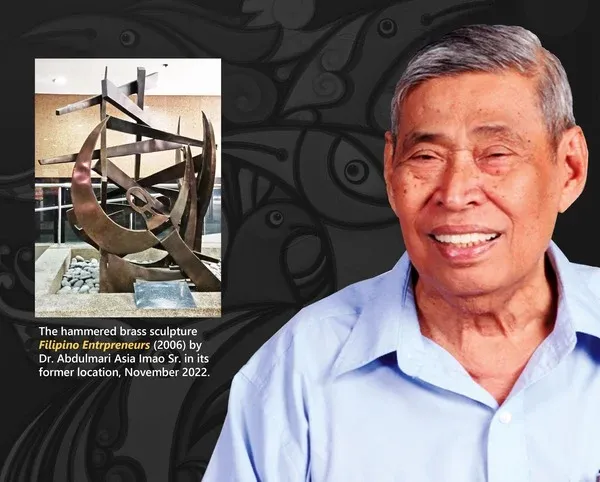 Dr. Abdulmari Imao the Filipino Entrepreneurs Sculpture