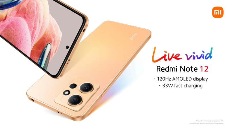 Redmi Note 12 256GB Sunrise Gold variant now available in PH stores, priced at PHP 10,999!