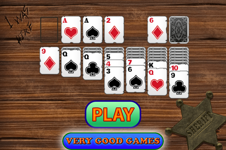 Western Solitaire - free card game on the blog for smart gamers