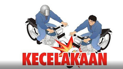 Kecelakaan Di Sungai Abang Desa Siabu, Dua Sepeda Motor Rusak Berat