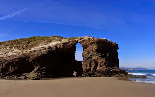 arco de piedra, playa de las catedrales, erosión, paisajes vivos, paisajes de Galicia, Munimara,