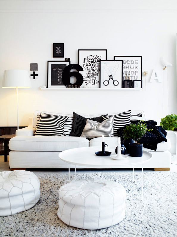 Black & White Interior Design Ideas