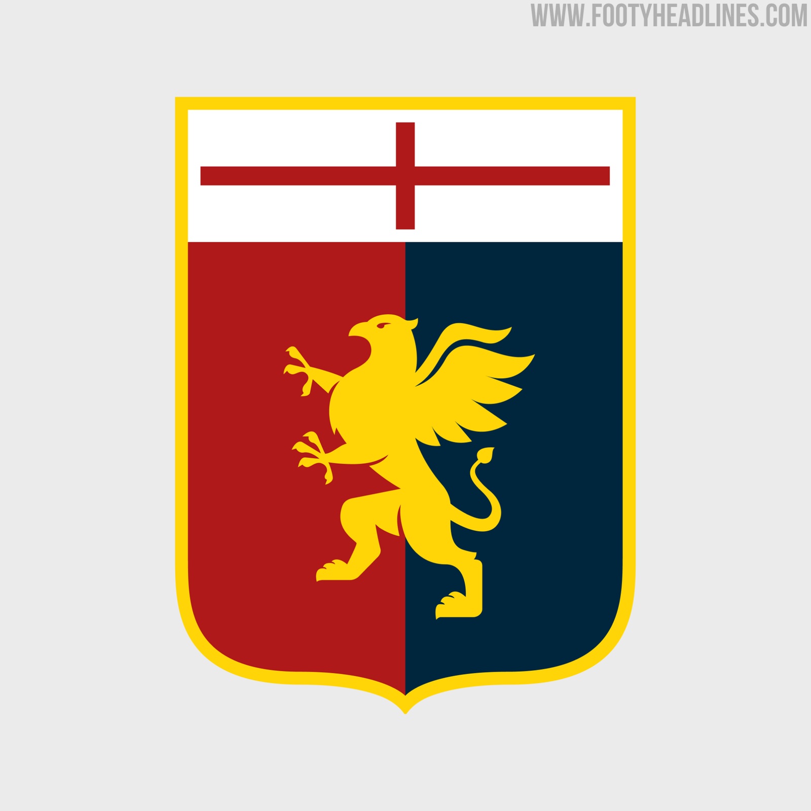 New Genoa Logo Released - Footy Headlines